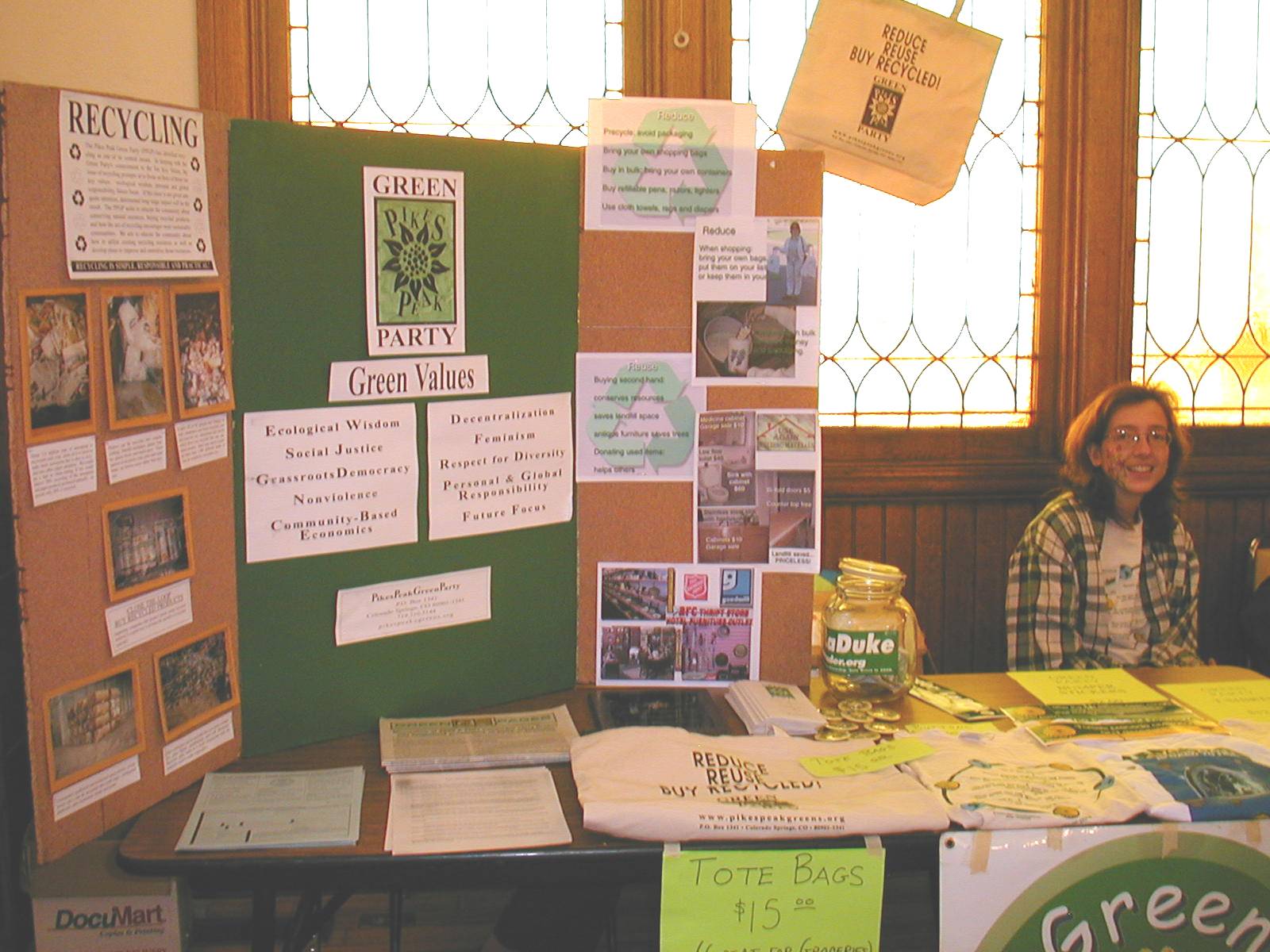 Green Party Recycling Fair Nov 10